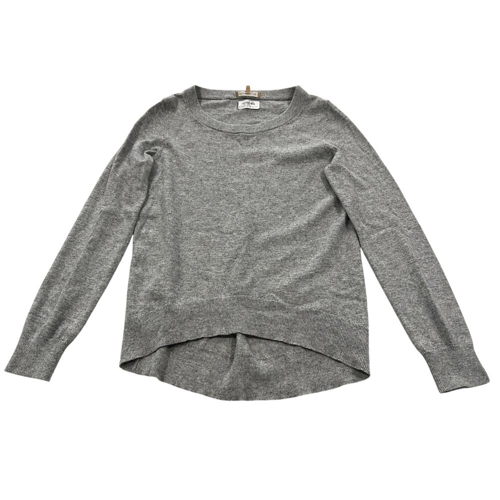 16-18 MICHAEL KORS Collection Women's Hi-Low Cashmere Sweater Gray XS